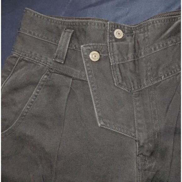 Levi’s X Stranger Things Front Flap Jeans Sz 30 Black Eleven Pants Pleated Front - Picture 6 of 15